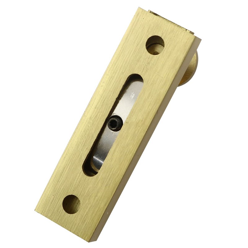 LQ Industrial Slide Bolt Latch Catch 2Inch Brass Surface Slide