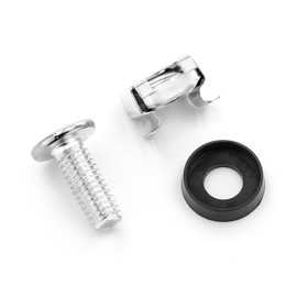 deleyCON Lock Nut and Screw Set, silver, MK3273