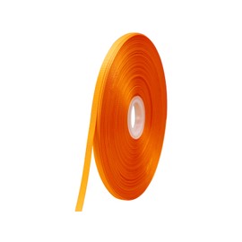 Jesep One Roll 100 Yards Soild Grosgrain Ribbon Boutique Gift Wrapping Package Ribbon, DIY Crafts Bow Hair Headband Accessories Assorted Ribbon #752 (1/4" 6mm, Orange)