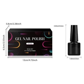 Gel Nail Polish Set, 18pcs/set Classic Pink Violet Popular Gel Nail Kit, Suitable for All Seasons Starter Nail Gel Polish Set, UV LED Nail Art Decorations, Nails Kit, Nail Art Set, Nail Art Kit, Nails Supplies