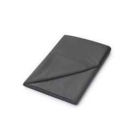 Helena Springfield Plain Dye Percale 50/50 Flat Sheet, Single, Charcoal