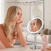 VESAUR 15X Magnifying Mirror with Light, 9.5 Large 5000mAh Rechargeable