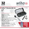 Wiha 74984 32 Piece GoBox Standard Bit Set with Mini