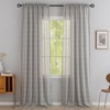 YJ YANJUN Grey Curtains 108 Inches Long for Living Room