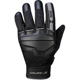 IXS Evo-Air Classic Motorcycle Gloves Short Black/Grey XXL, Men's, Lifestyle, All Season, Polyester, black/grey