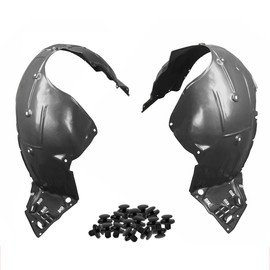 Parts N Go Fender Liner Set w/Clips For 2017-2019 Civic Hatchback EX EX-L Front Driver & Passenger Side Left Right HO1248175 HO1249175 74151TGGA10 74101TGGA10