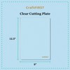 CraftFIRST 9 x 12.5" Clear Cutting Plate Die Cutting Machine