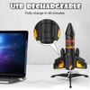Ovaasy Rocket Launcher for Kids, 200 ft Self Launching Motorized