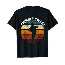 Chimney Sweep Vintage Retro Profession Chimney Sweeping T-Shirt