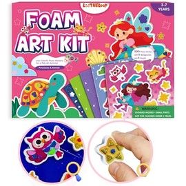 FOVRPUIB Toddler Toys for 3 Year Old Girls, Gift Toys for Ages 3, Foam Sticker, DIY Craft Kits for Girls(811,LBA)