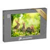 puzzleYOU: Jigsaw Puzzle 100 Piece Cute Rabbits on a Spring