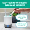 Steripod Brand UV Home Countertop Toothbrush Sanitizer, Reduces Harmful Microorganisms,