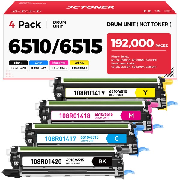 Phaser 6510 WorkCentre 6515 Drum Unit Replacement for Xerox 108R01420