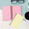 Lurrose 3Pcs Colorful Index Cards Notebooks 4.9X3 Inch Small Spiral