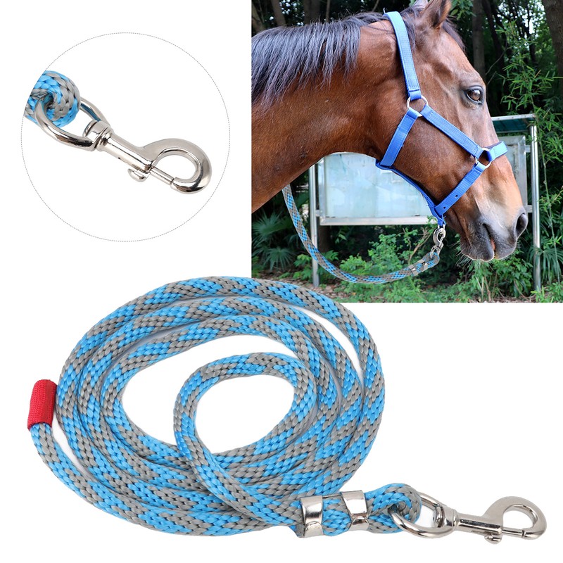 Horse Rope Thickened Wearable Soft Touch Nylon Pet Leash with