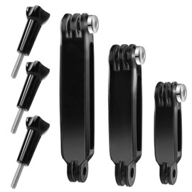 Bracket Extension Arm Long and Short Sleeve Arm Adjustment Kit Helmet Mount Extension Arm Compatible with GoPro Hero SJCAM and Other Action Cameras