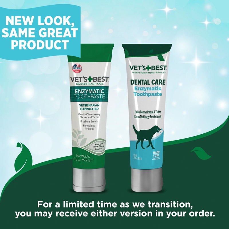 Vet’s Best Enzymatic Dog Toothpaste – Vet Formulated Dental Gel