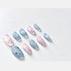 [Cheongah Grace] Handmade nail tips - Oval / [청아 Grace]