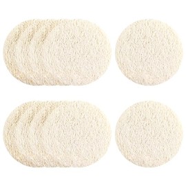 Loofah Face Exfoliating Pads Round Skin Care Natural Exfoliating Face Pads Dead Skin Removal Pads Face Body Bath Spa Scrubber for Women 30 Pack