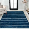 JONATHAN Y MOH201C-8 Williamsburg Minimalist Stripe Area Rug, Contemporary, Modern,