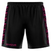Givova Unisex Poly Band Cargos, Black/Fuchsia Fluo