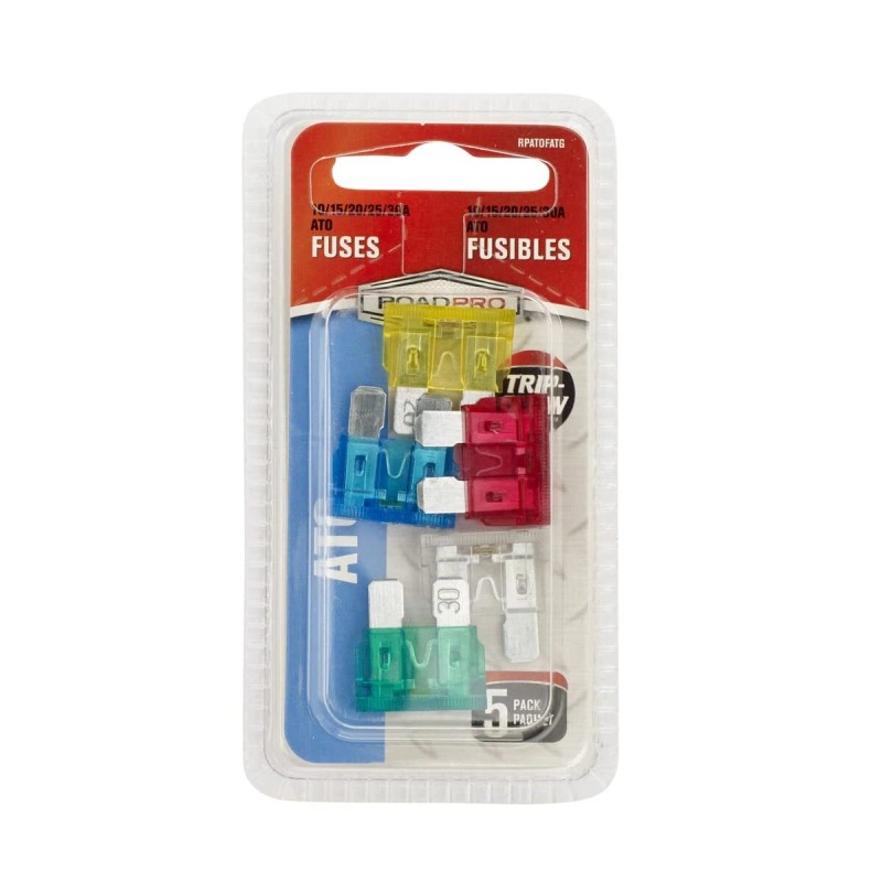 RoadPro RPATOFATG Trip-Glow ATO Fuse Assortment - Pack of 5