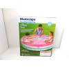 Bluescape Pink 3-Ring Inflatable Kiddie Swimming Pool, Round, Age 2