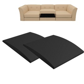 AYDMI Anti-Sagging Sofa Support Cushions,Couch Cushions Support for Sagging Seat 20"X 20"Insert Pads Supports Board Sofa Furniture seat Cushion Under Sag Repair, Curved High Density Foam (Set of 2)