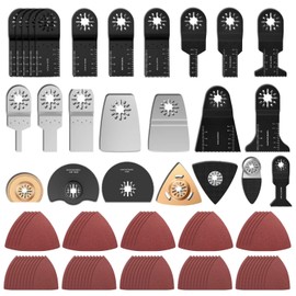 100-Piece Oscillating Accessory Set Mix Multitool Saw Blades Multitool for Fine Multimaster Dremel Dewalt Makita Einhell