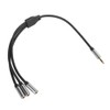 Stereo 3 in 1 Audio Splitter Cable, 3.5mm 1 Male