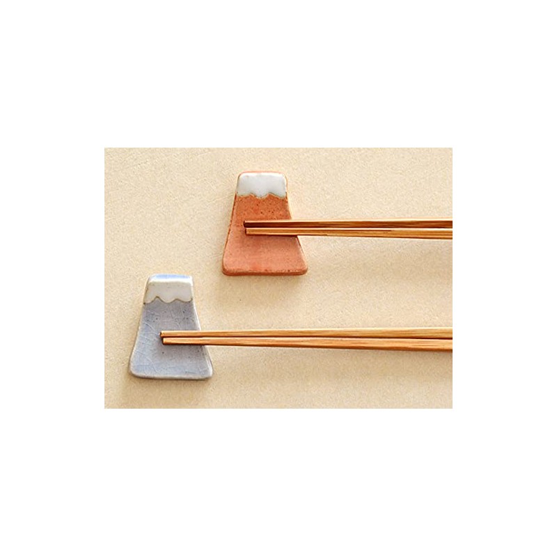 te-buruuxeai-suto Chopstick Rest 手造ri Fuji Mountain View Set of 4