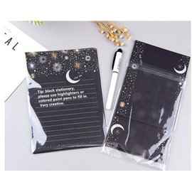Leoyoubei Stationary Paper with Envelopes Pack of 27,Flashing Series stationery Design ...