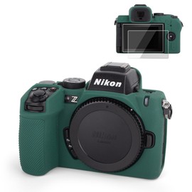 VOVMOEYA Camera Case for Nikon Z50II Soft Camera Case for Z50ii with 2 Tempered Screen Protectors for Nikon Z50ii Screen Protectors, Perfect Fit