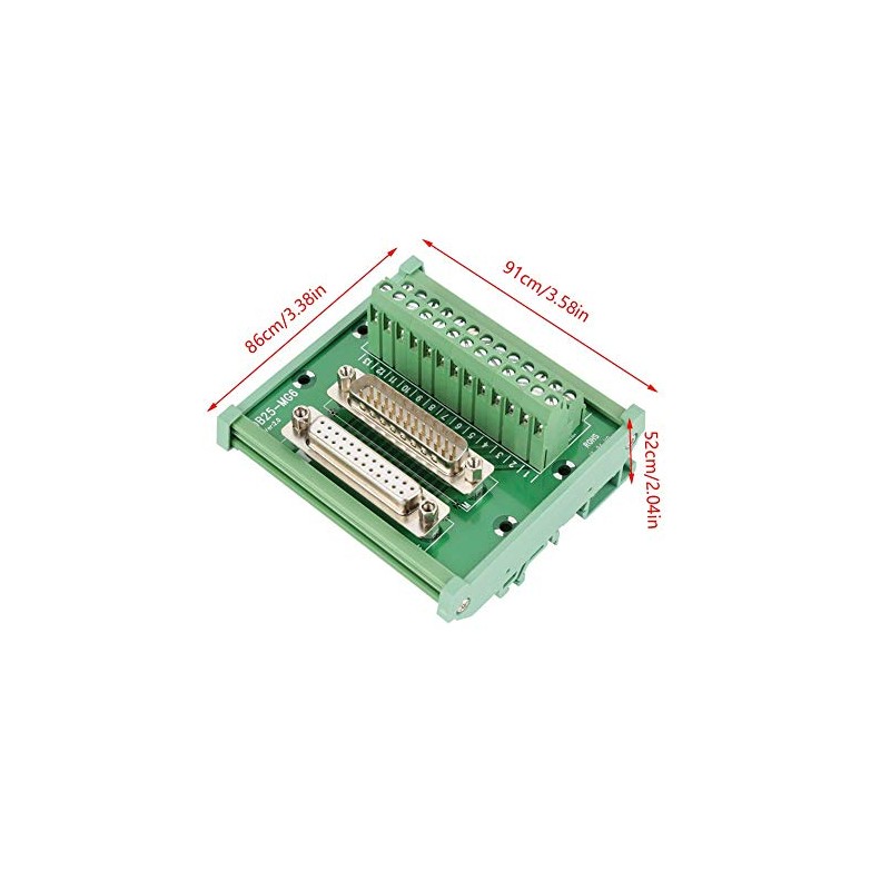 DB25 D-Sub Pin Header Female Header, PLC Breakout Card Board