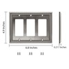 Henne Bery Sunken Pearls Decorative Wall Plate Switch Plate Outlet