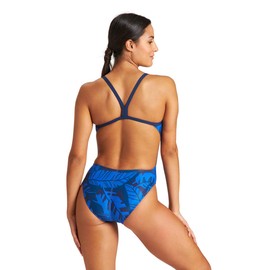 ARENA Tropicals Challenge Back Athletic Swimsuits for Women Chlorine Resistant One Piece Swimsuit, Competitive Training Suit