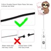 2 Pcs Sloth Funny Badge Reel Retractable,with Alligator Clip &