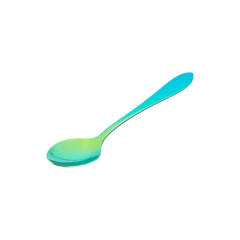 Horie Titanium Cutlery Coffee Spoon Gradient Green TC-01-06