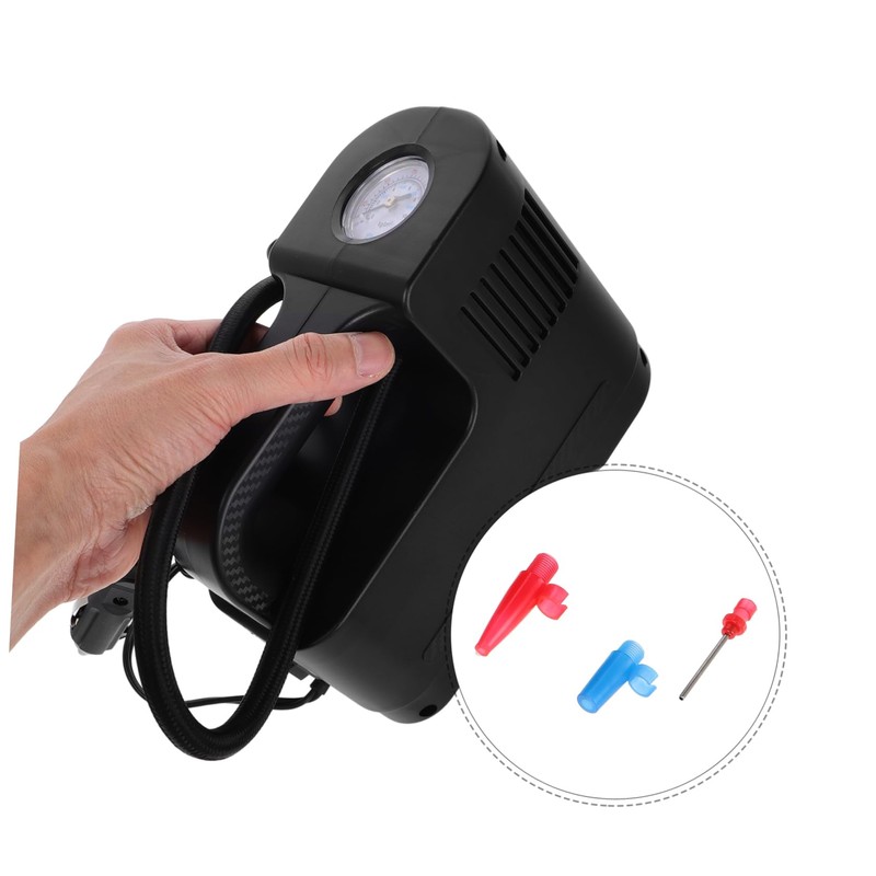 Alipis Portable Air Pump for Tires Lightweight Digital Inflator for