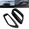 Exhaust Pipe Cover, Exhaust Tip Trim, 2pcs Exhaust Tailpipe Trim