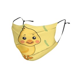 WHJWZY Adult Dust Mask 5 PCS - Soft, Breathable, and Adjustable for Running, and Daily Use cartoon duck Picture
