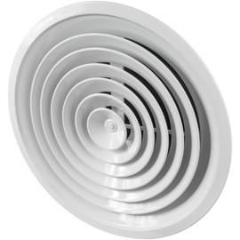 Repa Market 14" Inch Round Aluminum Ceiling Diffuser - Industrial Supply or Exhaust Ventilation - Vertical, Horizontal Air Flow - HVAC Air Conditioning Duct Cover for Home, Office, Warehouse 18" Inch
