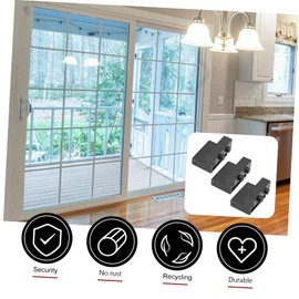 Tofficu 3pcs Barn Door Stoppers Durable Sliding Track Bumpers for Single Double Doors Carbon Steel Design Easy Installation for Enhanced Safety