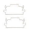 2 Sets Trash Bag Holder Elegant Stylish Strong Load Bearing
