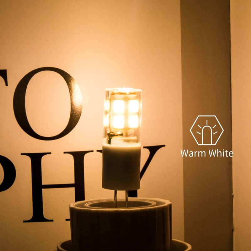 I-SHUNFA G4 LED Bulb AC 120V Warm White 10 Pack