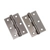 Infinity Decor 75mm (3Inch) Black Nickel Butt Hinges Pair –