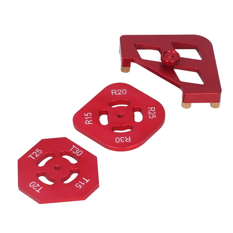 Router Template Aluminium Alloy Round Corner Radius Jig Tool Set