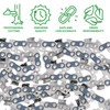 BYANE 18 Inch Chainsaw Chain, .325" Pitch, .063'' Gauge, 74