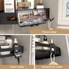 VOLPONE 3-Pack Black Triangle Shower Caddy, 3-Tier Corner Shelves, Rustproof