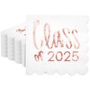 Affrolling 100 Pcs Class of 2025 Graduation Cocktail Napkins 5